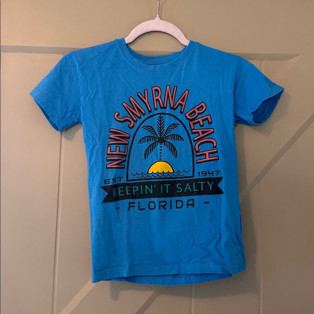 Blue New Smyrna Beach T-Shirt